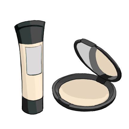 Oil-free makeup